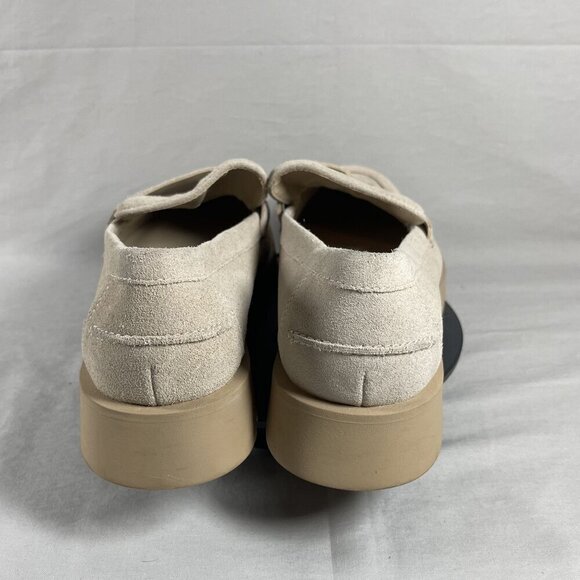 Dolce Vita Women's‎ Ivory Suede Elias Slip On Lug Sole Loafers Shoe Size 10-NEW - Picture 4 of 8